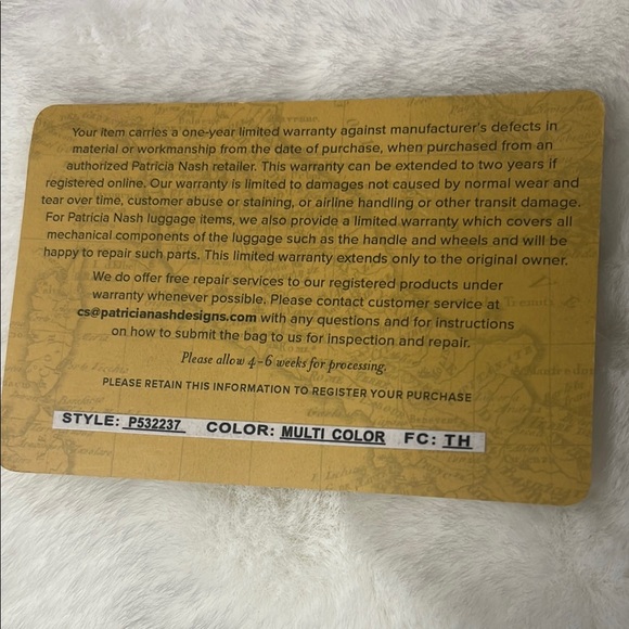 Patricia Nash- Floral Red Leather Tote Bag - Picture 13 of 15